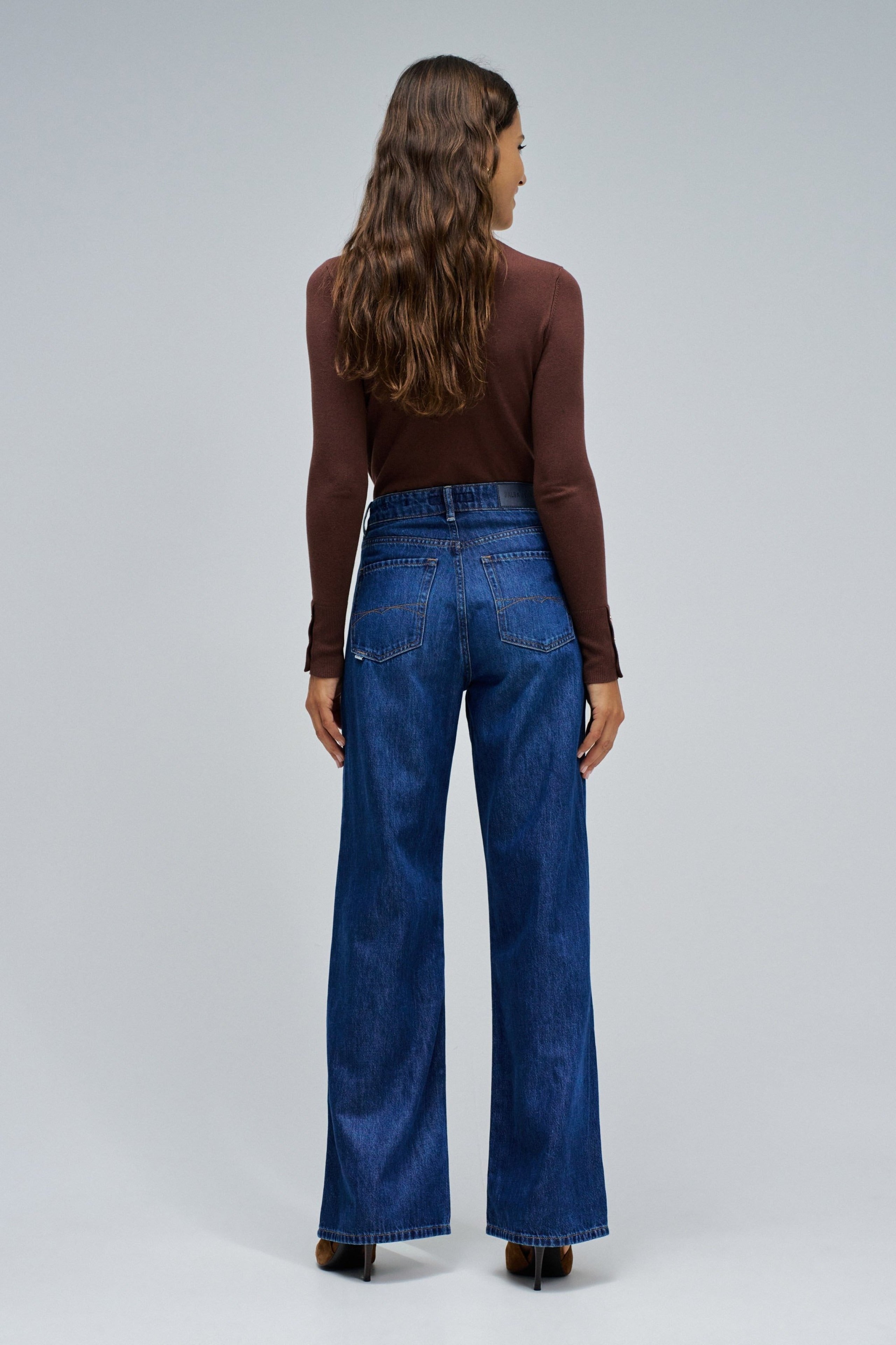 Jeans Wide Leg Wide in Medium Wash Jeans Salsa Jeans