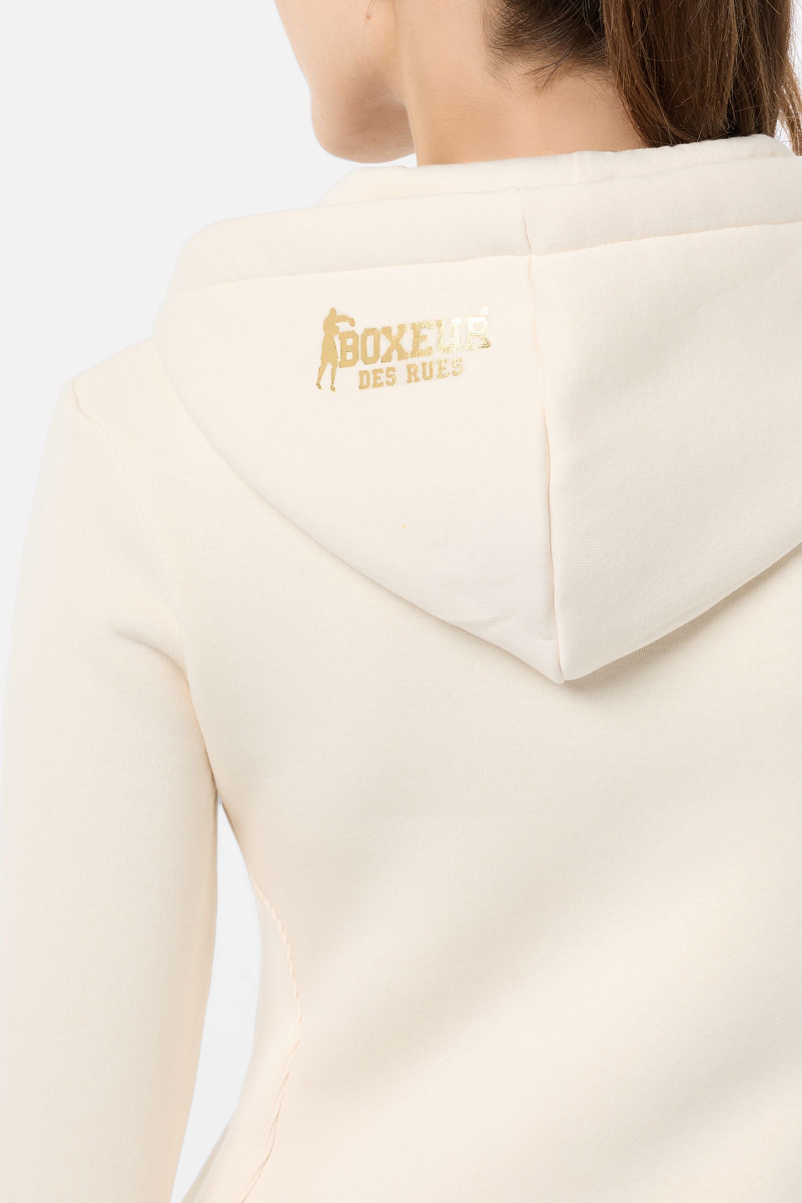 Basic Logo Full Zip Sweatshirt in Butter Sweatjacken Boxeur des Rues