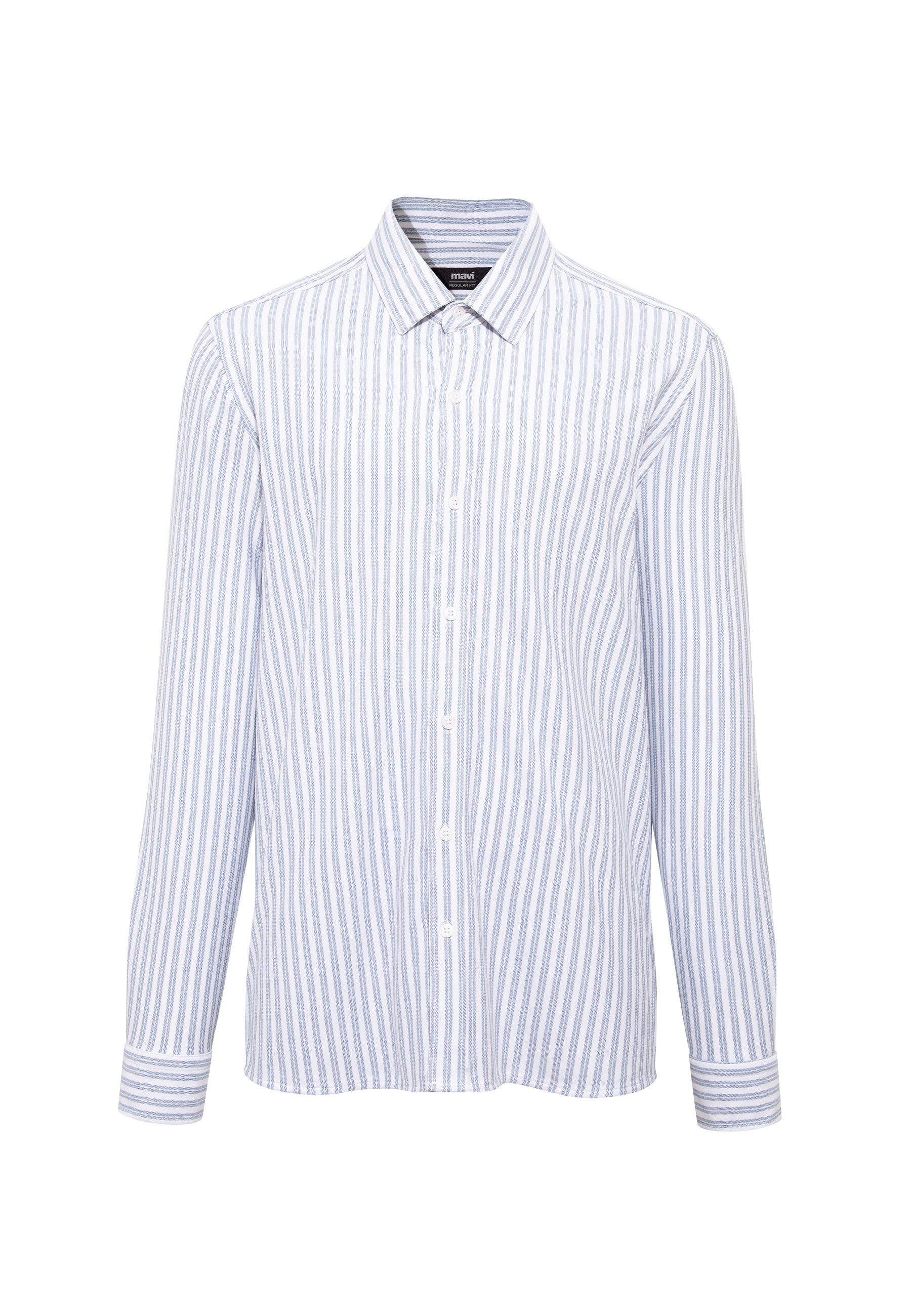 Stripe Shirt in Vintage Indigo Stripe Hemden Mavi