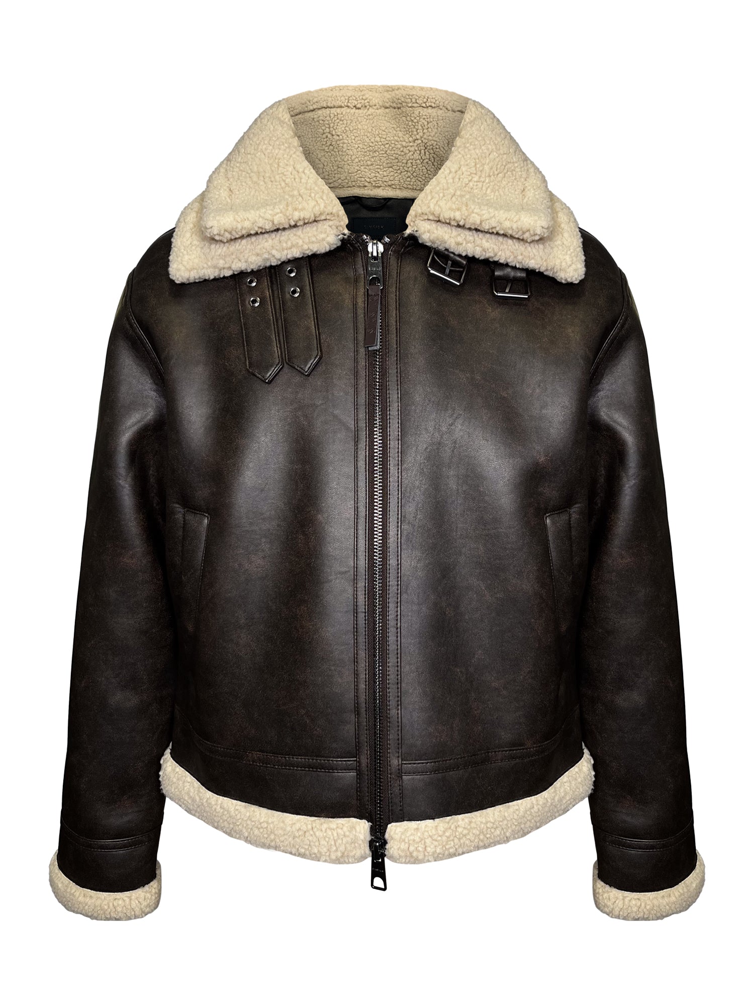 Aviator Jacket in Brown