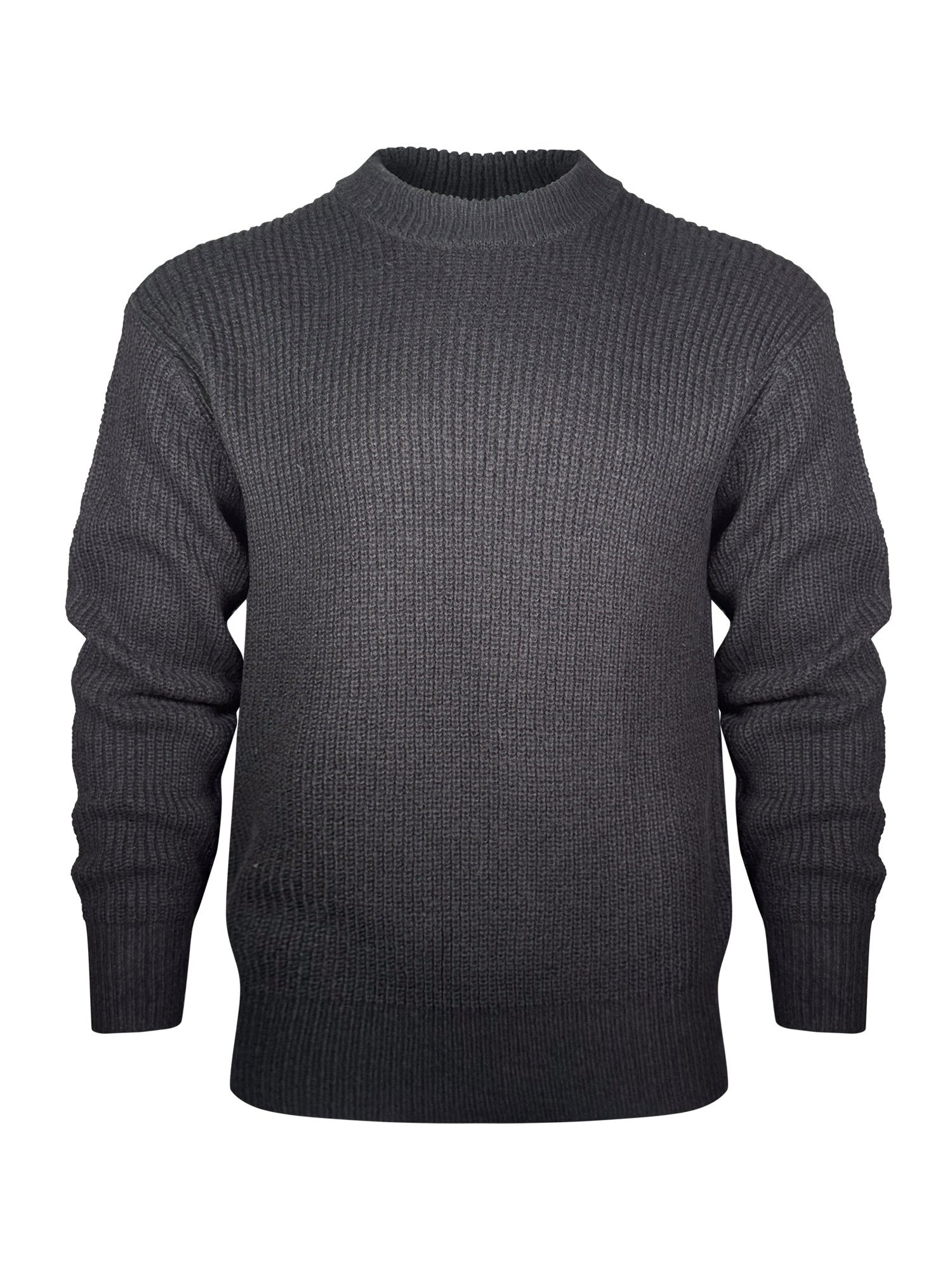 Knitted Sweater in Black Pullover SikSilk
