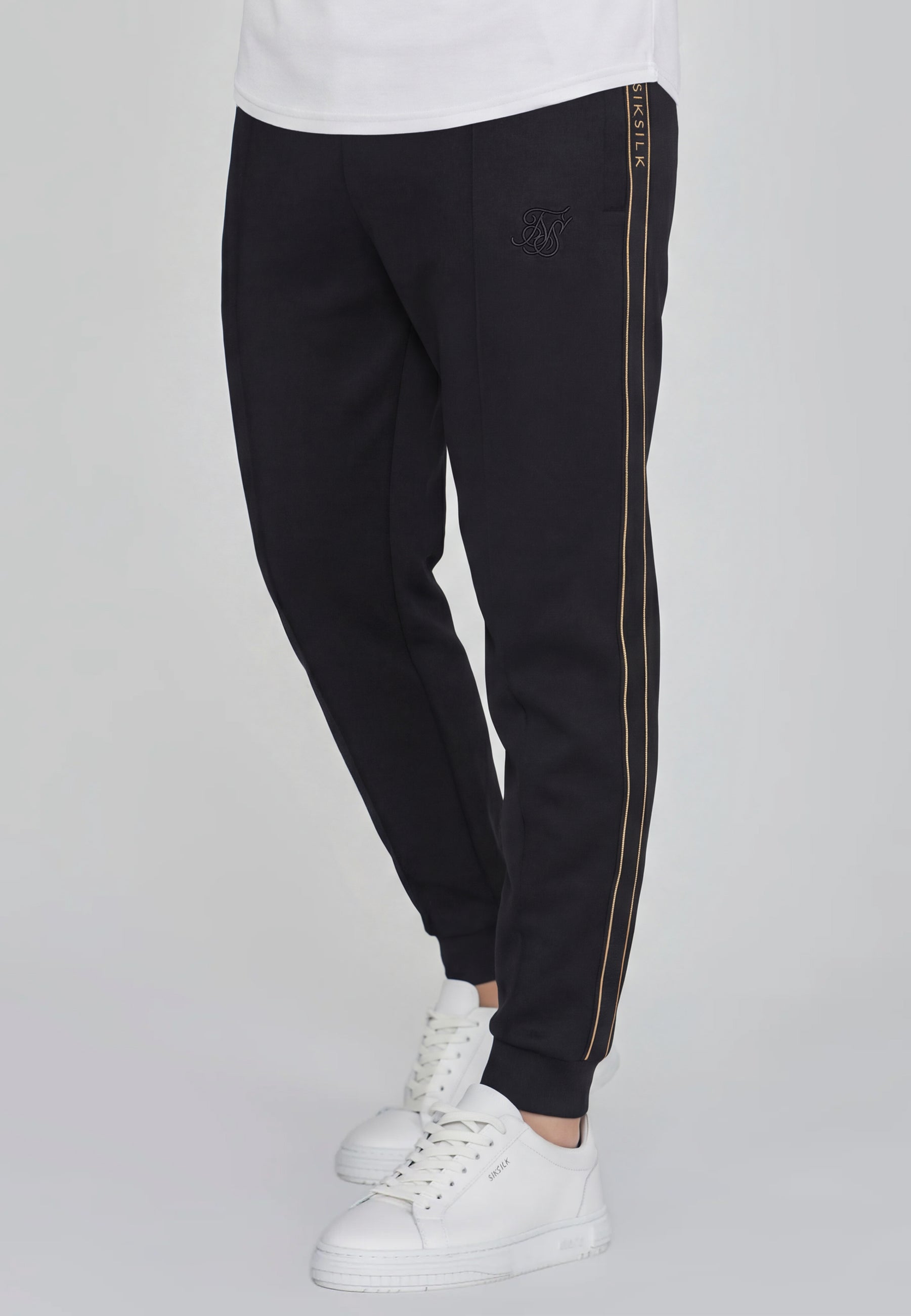 Tapered Joggers in Black