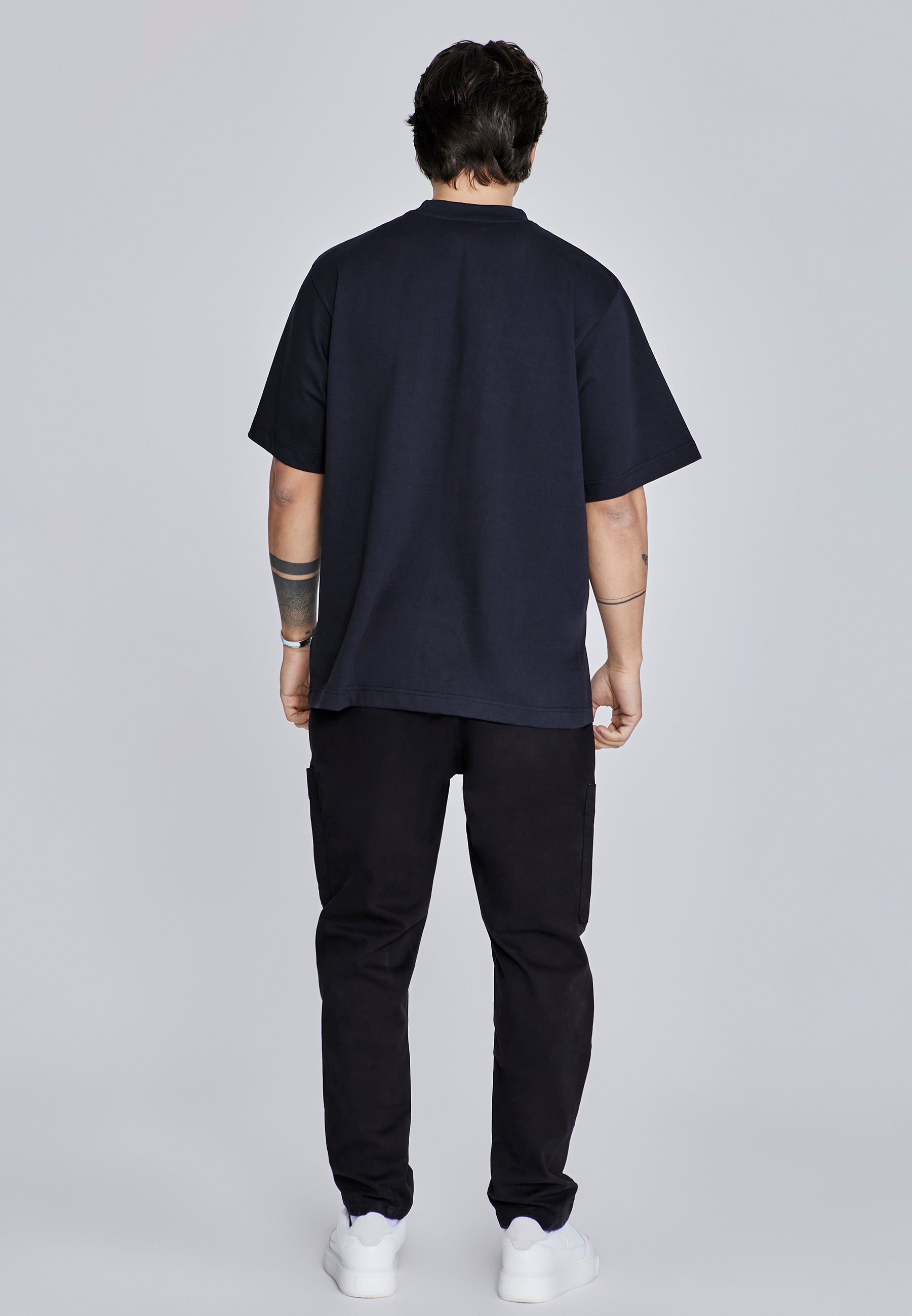Oversized T-Shirt in Black T-Shirts SikSilk