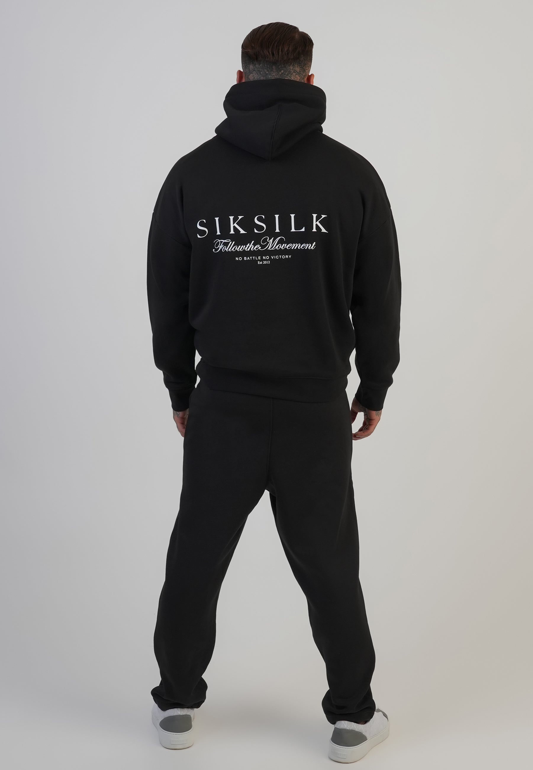 Graphic Hoodie in Black Kapuzenpullover SikSilk