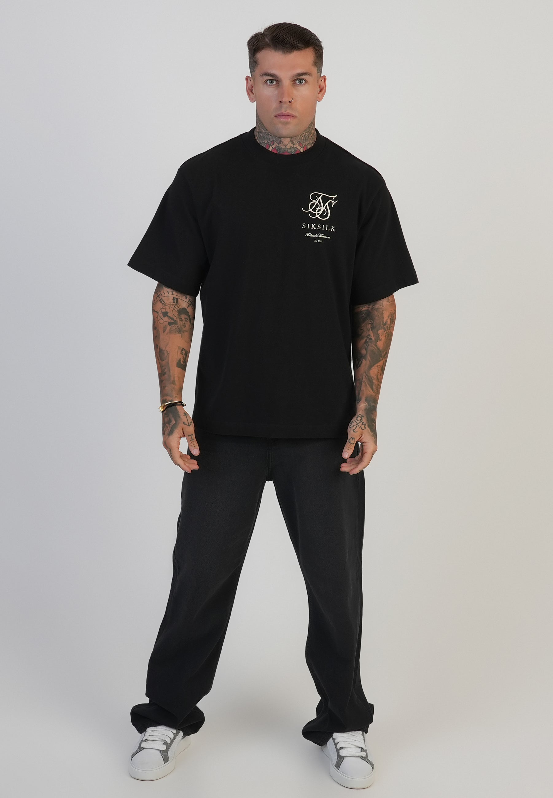 Logo T-Shirt in Black T-Shirts SikSilk