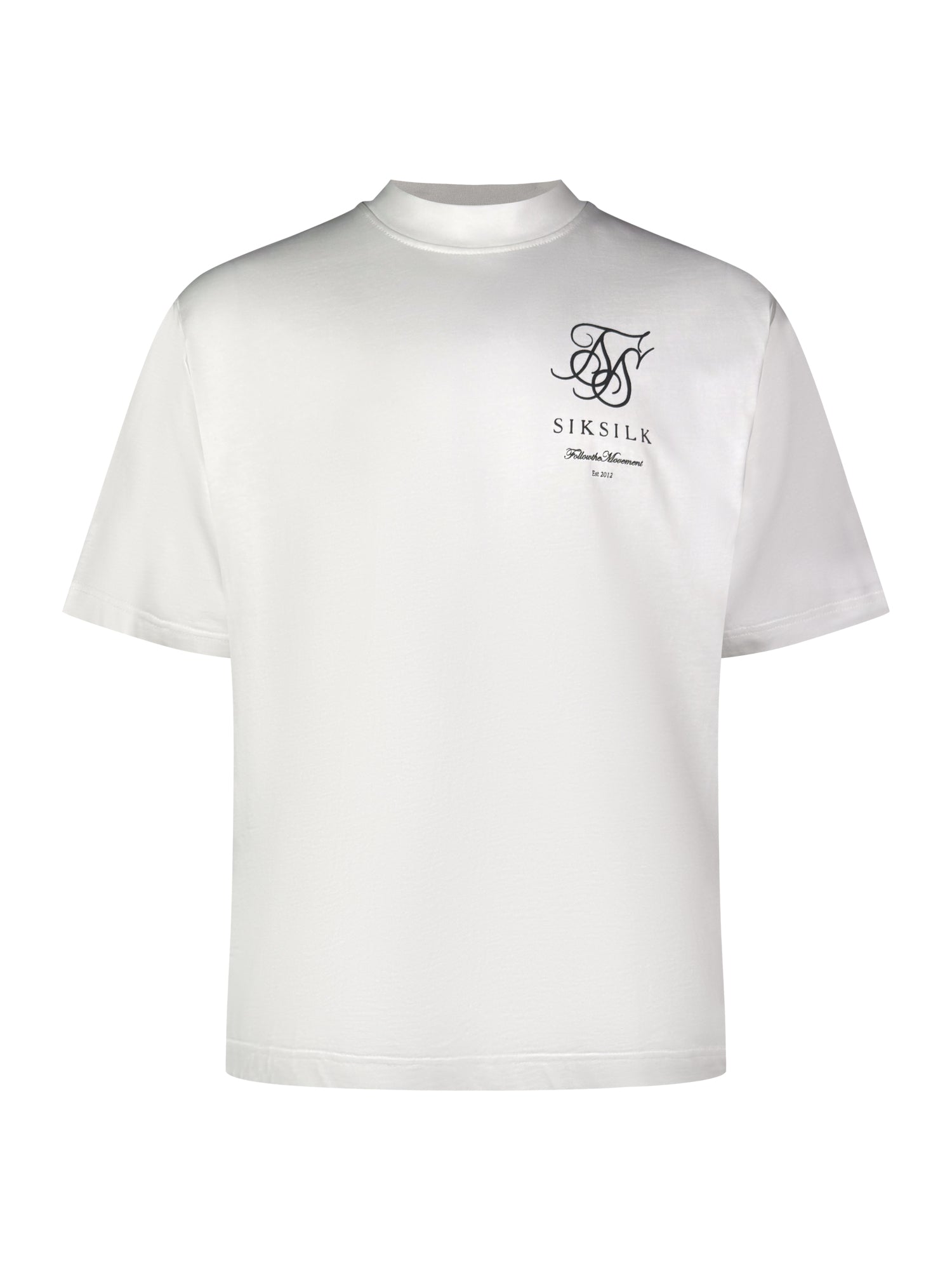 Logo T-Shirt in White T-Shirts SikSilk