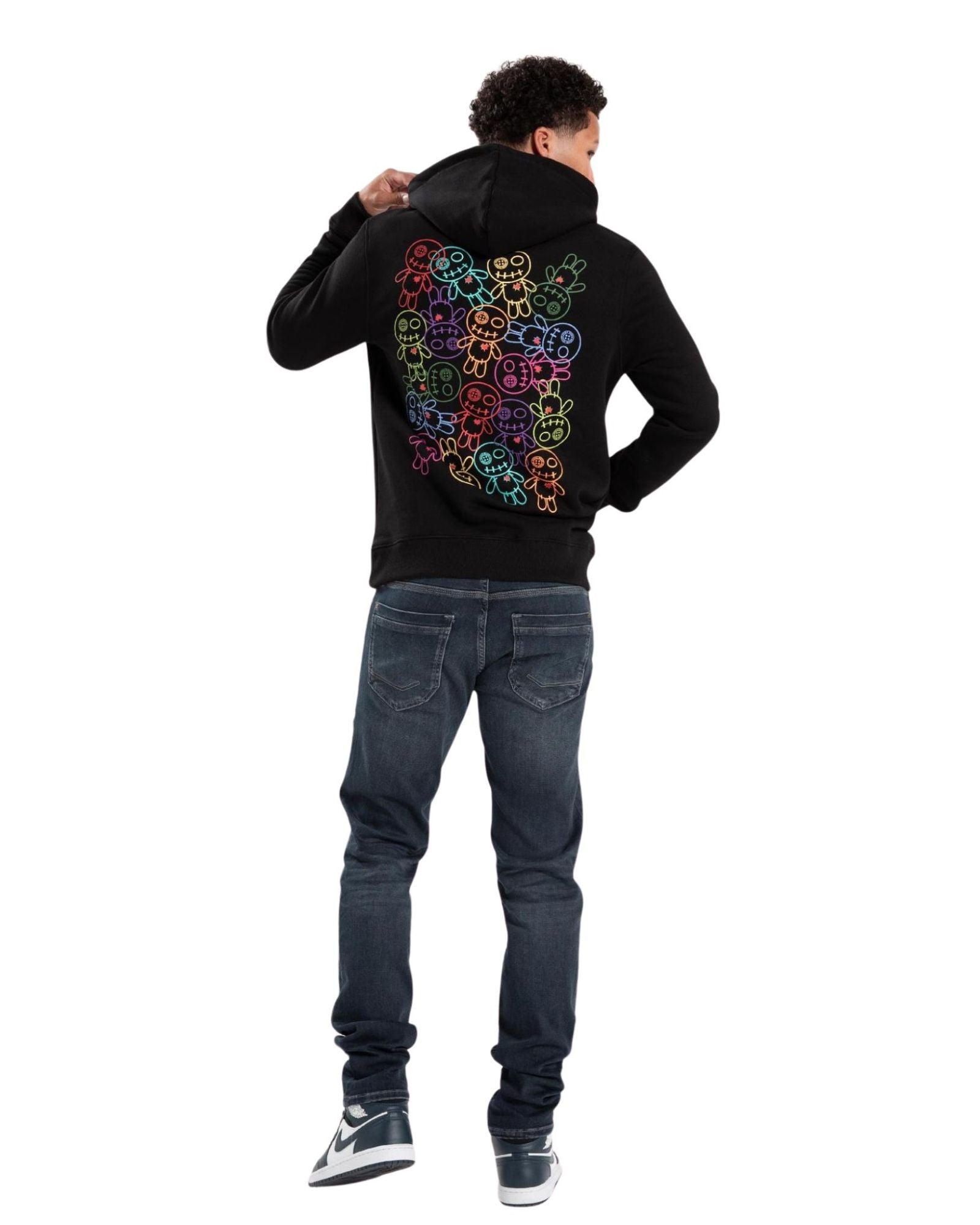 Bellevue Hoodie in Black Kapuzenpullover Wrong Friends