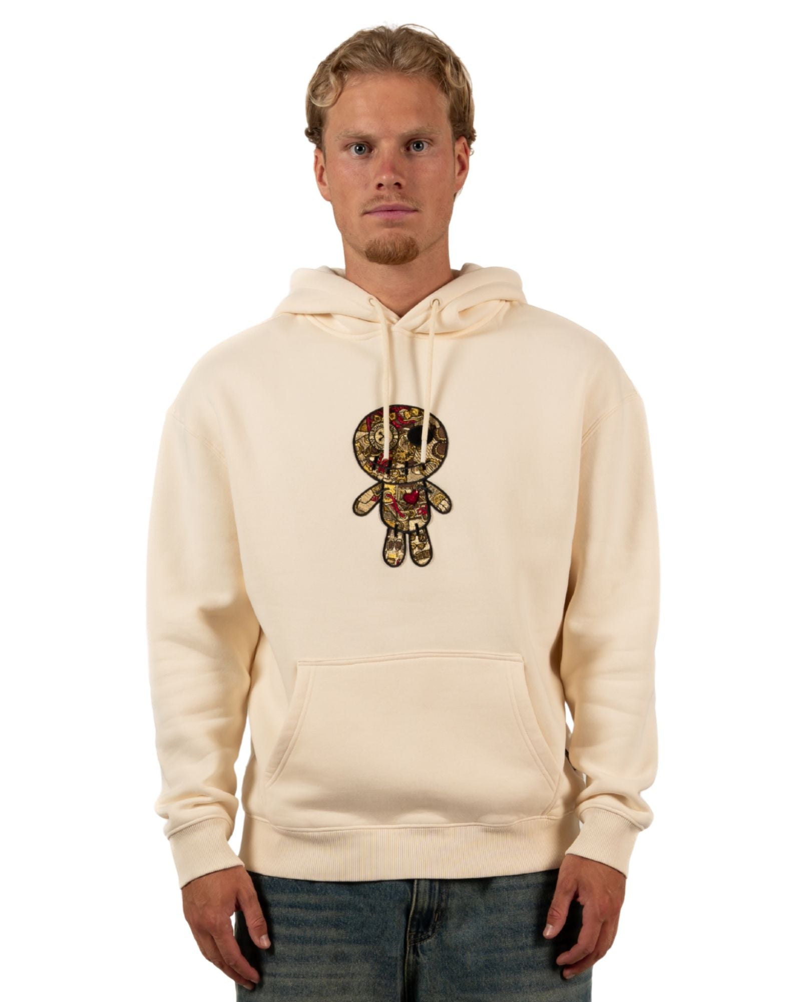 Ennis Hoodie in Beige Kapuzenpullover Wrong Friends