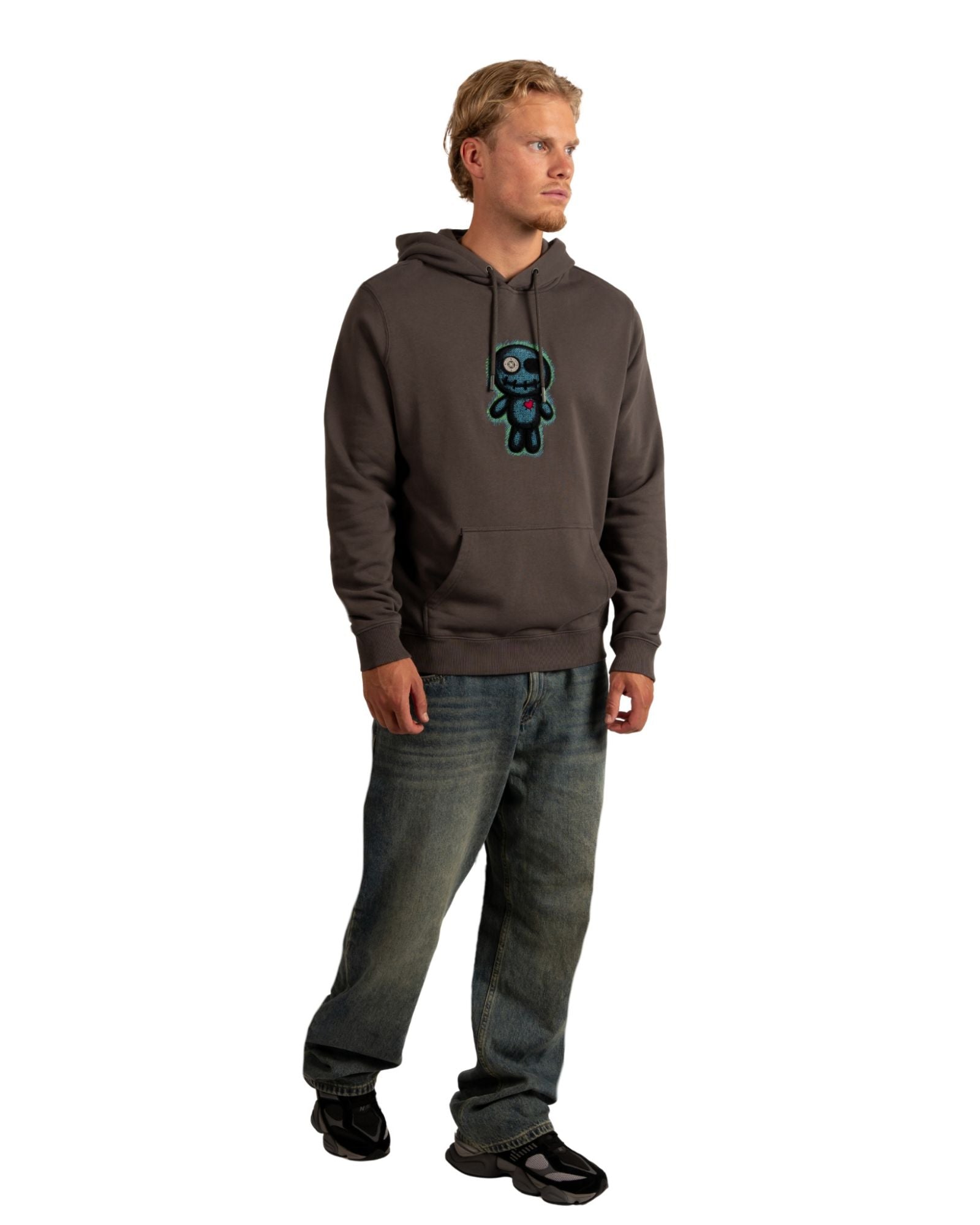 Williams Hoodie in Grey Kapuzenpullover Wrong Friends